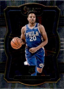 2017-18 Panini Select #195 Markelle Fultz Philadelphia 76ers