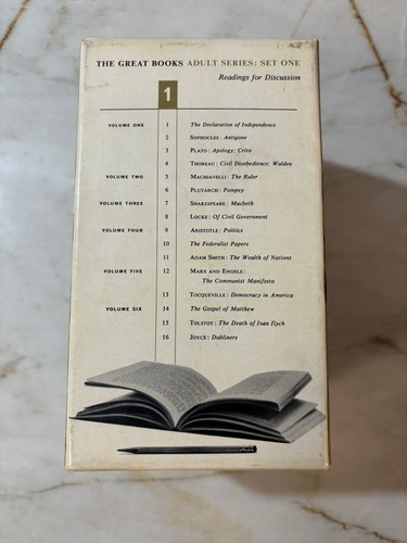 The Great Books Discusssion Program Adult Series Set One Six Volumes - Picture 4 of 12