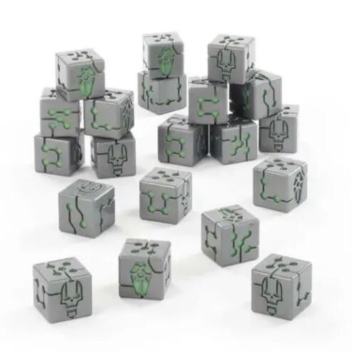NECRON DICE 40K Warhammer Games Workshop 40.000 NUOVI in scatola Necrons - Foto 4 di 4