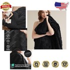 Lightweight Cozy Black Throw Blanket - Perfect King Size for Women & Girls