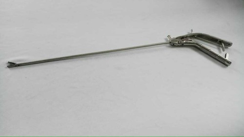 Laparoscopic Gun-Type Straight Jaw Tip Needle Holder Driver Instruments Set 5mm - Picture 2 of 6