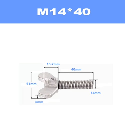 304 SS Butterfly Screw /Butterfly Sheep Horn Bolt / Hand Screw M4M5M6M8M10M12M16 - Picture 100 of 120