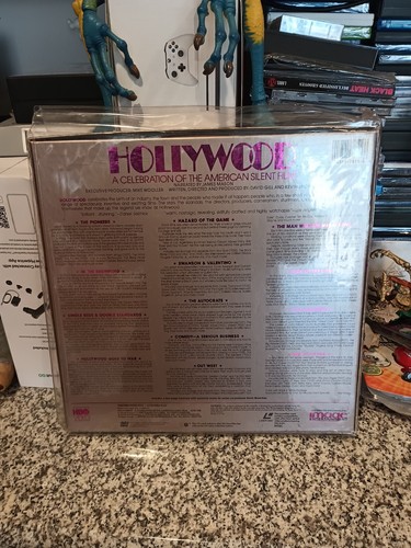HOLLYWOOD: A CELEBRATION OF THE AMERICAN SILENT FILM 7-Laserdisc BOXED SET RARE! - Picture 2 of 5