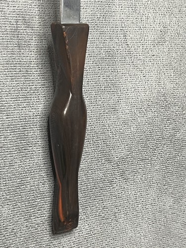 Vintage CUTCO Kitchen Tool Utensil Composite Brown Swirl Handle Ladle - Picture 3 of 8