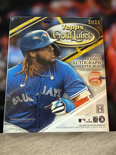 2021 Topps Gold Label Baseball Hobby Box – Sealed – 1 Framed Auto. 33 Cards.