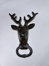 DEER BOTTLE OPENER MAN CAVE GIFT ELK WALL MOUNTED BAR DECOR BEER BOTTLE COUNTRY 