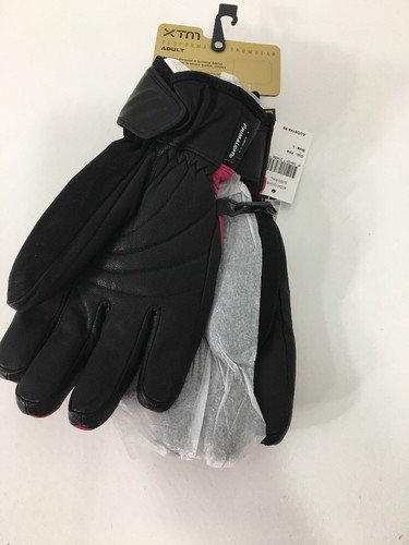 XTM UNISEX ADULT SOCHI WINTER GLOVES PINK/BLACK LARGE NWT - Picture 6 of 7