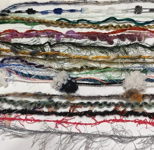 Sample LOT 9 Yds FUN Fibers Add Texture To SCRAPBOOKING CARDS JUNK JOURNALS ARTS - Picture 20 of 22