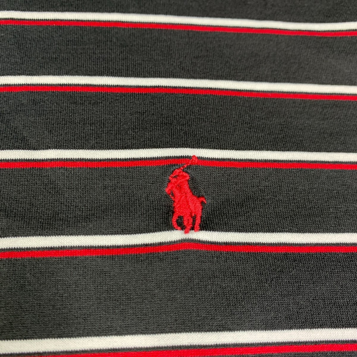 Ralph Lauren Polo Golf Shirt Adult Extra Large Black Red Pony