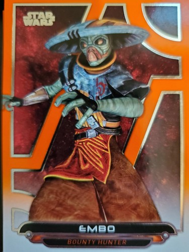 2018 Topps Star Wars Galactic Files ORANGE Singles NrMint-Mint Wählen Sie Ihre Karte - Bild 43 von 135