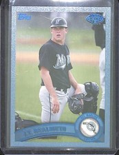 2011 Topps Pro Debut Baseball Blue Border #164 J.T. Realmuto No 261 of 309