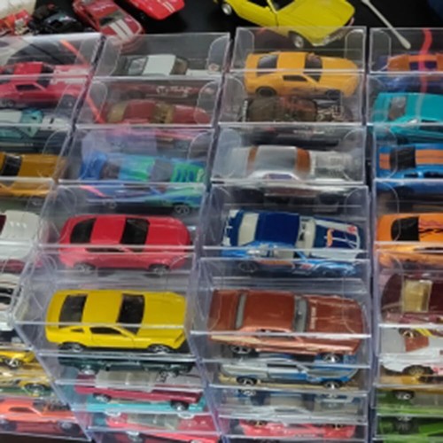 50 PCS 1/64 Scale Model Car Display Case Transparent Toy Car Boxes Square - Picture 4 of 9
