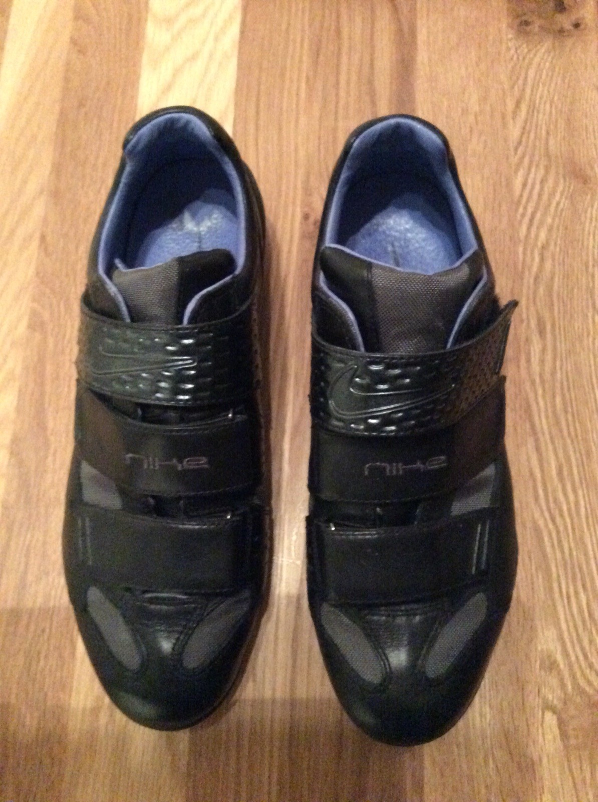 nike de velcro de cuir noir de taille 10. nike de velcro velcro velcro de cuir noir de taille 10. 41b505