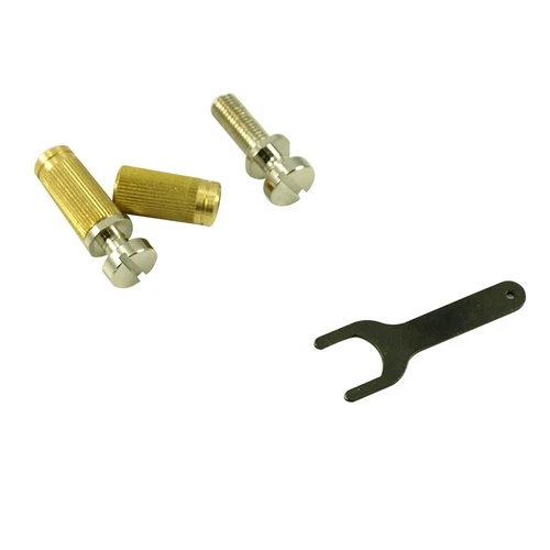 TonePros US Thread Locking Tailpiece Studs For Gibson SS1/N Nickel