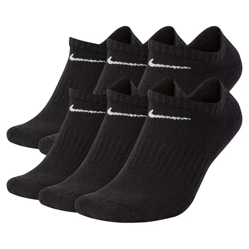 Nike Everyday Cushioned Training No-Show Socks (6 Pairs) BLACK XL-image