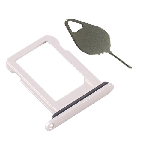 TIROIR CARTE SIM DE L'IPHONE 12 MINI BLANC AVEC JOINT ÉTANCHE + OUTIL - Photo 3 sur 3