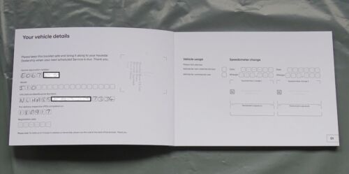 ORIGINAL HYUNDAI i10 Scheckheft Buch kein Exemplar kein Duplikat Benzin 2017 - Bild 3 von 10