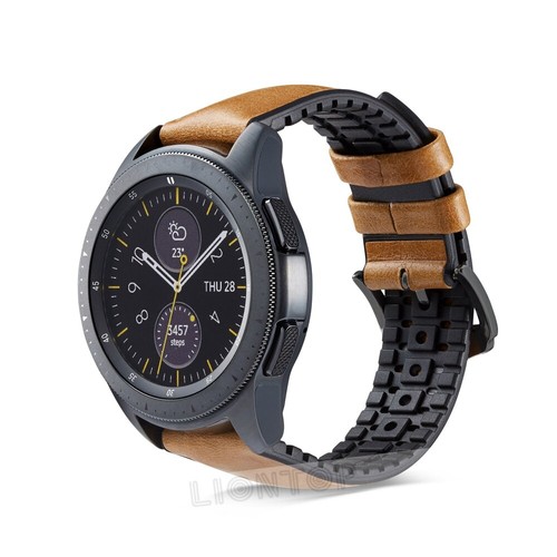 22mm Strap For Huawei Watch GT2 GT3 46mm Stainless Steel Leather Silicone Band - Picture 99 of 682