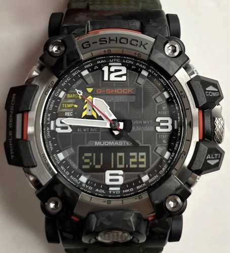 CASIO G-SHOCK GWG-2000-1A1JF Black Gray CARBON MUDMASTER Men's Watch unopened N - Picture 3 of 15