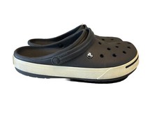 Crocs Crocband Clogs Black White 205089 Men  s Size 13 Slip On Water Shoes