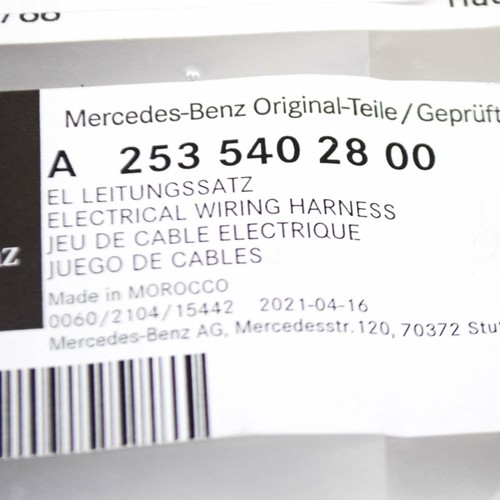 NEW MERCEDES-BENZ GLC COUPE C253 FRONT PARKING AID WIRING A2535402800 ORIGINAL - Picture 9 of 9
