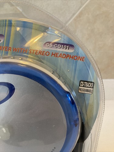 General Sound Tragbarer CD-Player mit Kopfhörer GS-CD101 blau - Bild 3 von 11