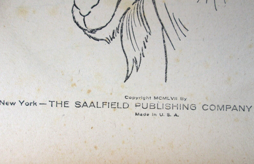 1957 Billy Whiskers In Mischief Turn Wheel Coloring Book Jean Tamburine - Picture 9 of 12