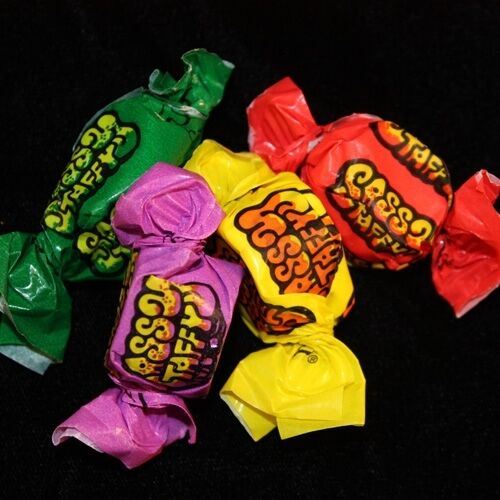 SASSY TAFFY Sour Salt Water Taffy Candy - TAFFY TOWN - 4lb BAG - SHIPS FREE - Picture 2 of 2