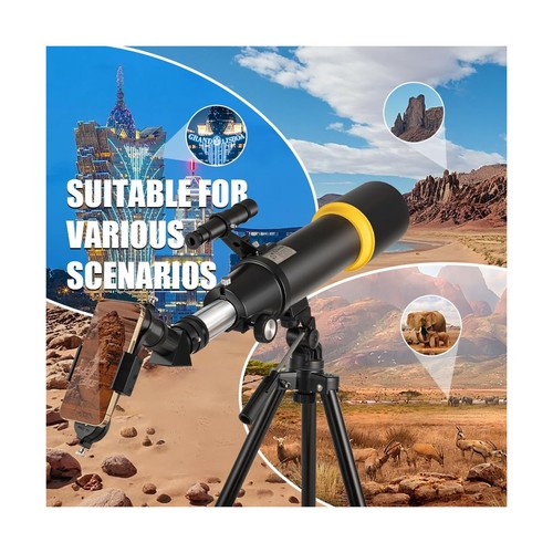 Telescope for Adults, 90mm Aperture 600mm Refractor Telescope for Kids and Be... - Picture 4 of 7