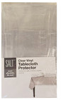 Salt Clear Vinyl Tablecloth Plastic Protector Table Cover Wipe Clean 70x120"