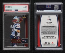 2012 Topps Finest Tom Brady #50 PSA 8