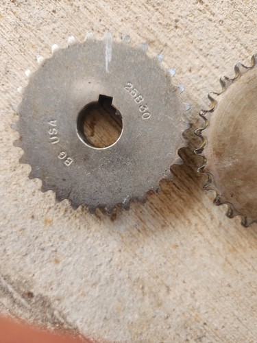 2,PIECE 25B30 SPROCKET 5/8" BORE BG USA - Picture 2 of 2