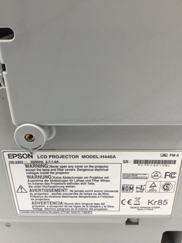 Epson BrightLink 455Wi LCD Projector H440A - 3800H Lamp Hours - Picture 9 of 9