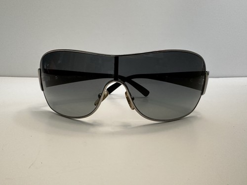 Versace 2078 Silver Teal 10008G Sunglasses Gray Gradient Lenses Unisex Italy - Picture 10 of 12