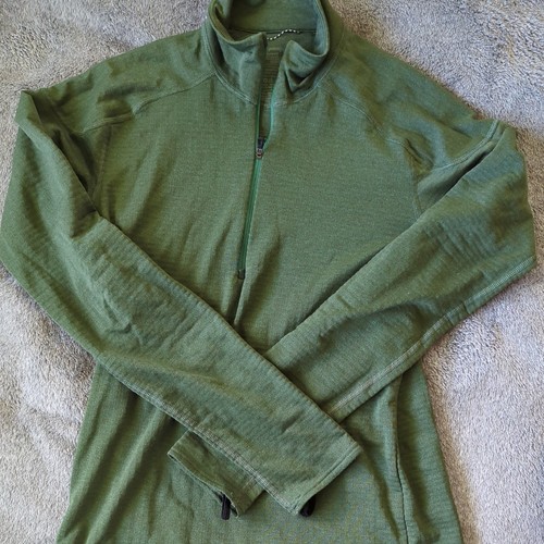 Patagonia Herren S- Capilene Expedition Weight 1/4 Zip Base Layer hunter green
