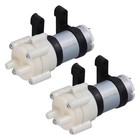  2 Stück leise Mikromembran-Wasserpumpen für die Aquarienzirkulation 6V-12V -