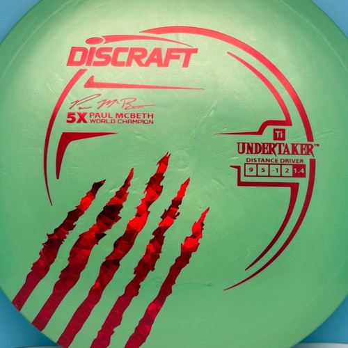 Discraft Ti Undertaker FW/Cntrl Drvr, McBeth 5X From-the-Edge Claw, 170-72g, New - Picture 2 of 13