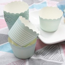  50 PCS Mini Caissette Cupcake Tasses De Cuisson Emballage Petit Gâteau