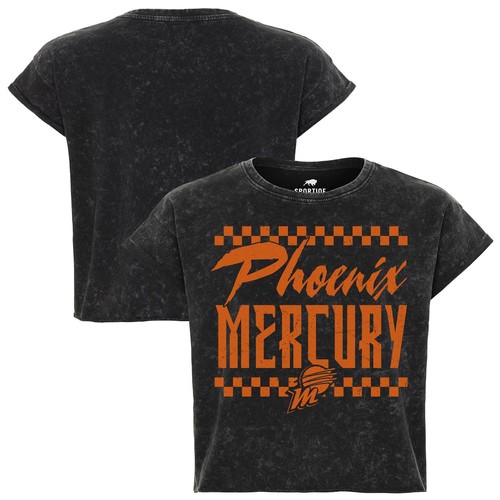 Women's-Sportiqe  Black Phoenix Mercury Rock & Roll Collection Gwen Mineral Wash
