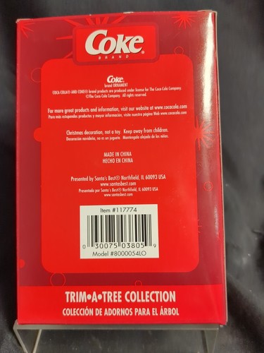 Coca Cola Trim A Tree Mini Christmas 5 Ornaments Polar Bear Penguin Set - Picture 2 of 4