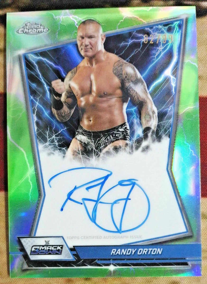 Randy Orton Autograph Indiana Wrestling Trading Cards for Randy Orton Autograph Indiana Wrestling Trading Cards for