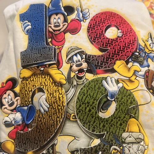Vintage Walt Disney World 1999 Mickey Mouse T-Shirt Size Child Sm Goofy Donald - Bild 5 von 7