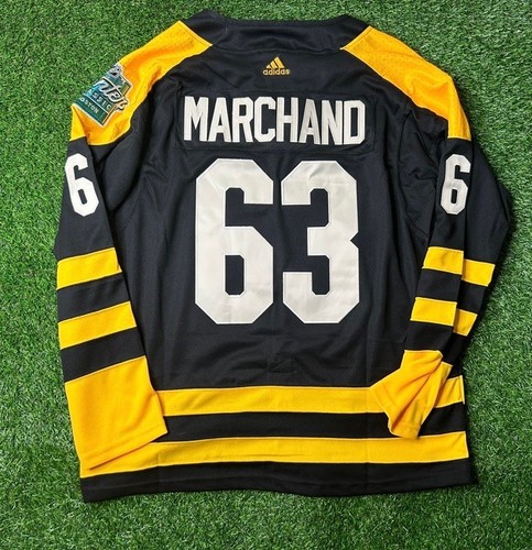 Adidas Brad Marchand Boston Bruins 2019 NHL Winter Classic Jersey 54 - Picture 2 of 2