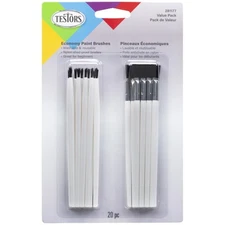 20pack Economy Paint Brushes 8707