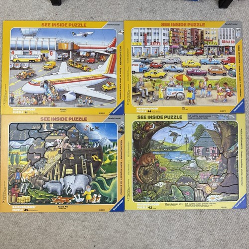 Lote 19 De Colección Años 70 80 90 Ravensburger Didacta Ver Interior Puzzle Marco Bandeja ¡Limpio! - Imagen 6 de 14