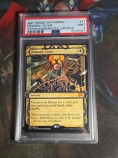 Mtg Strixhaven Mystical Archives Demonic Tutor Psa 9 Mint