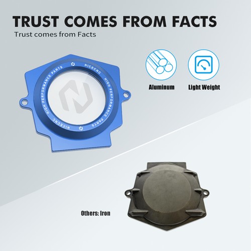 Transparent Camshaft Cover #1S3-11185-00-00 For Yamaha Raptor 700 700R 2011-2024 - Picture 3 of 9