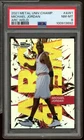 Michael Jordan Card 2021-22 Metal Universe Championship Arc Weld #AW1 PSA 8