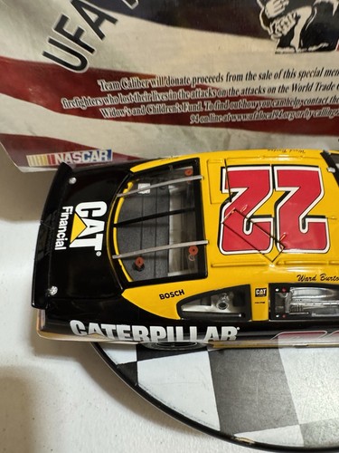 Ward Burton #22 Caterpillar September 11th Memorial 1/24 Nascar Diecast - Picture 11 of 17