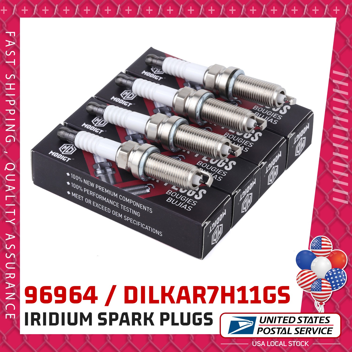 Genuine Quality Iridium Spark Plugs For Acura ILX TLX Honda Accord Civic CRV L4